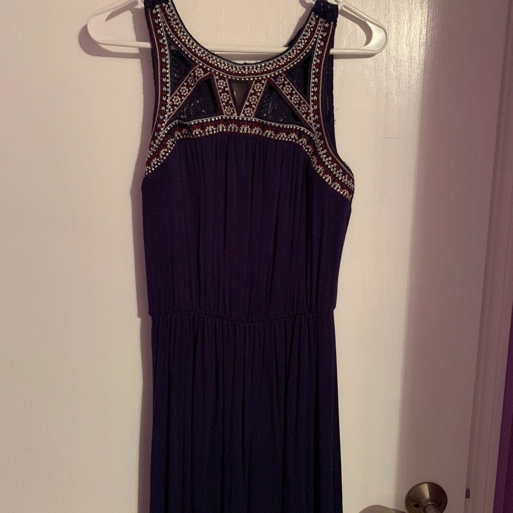 Navy blue dress